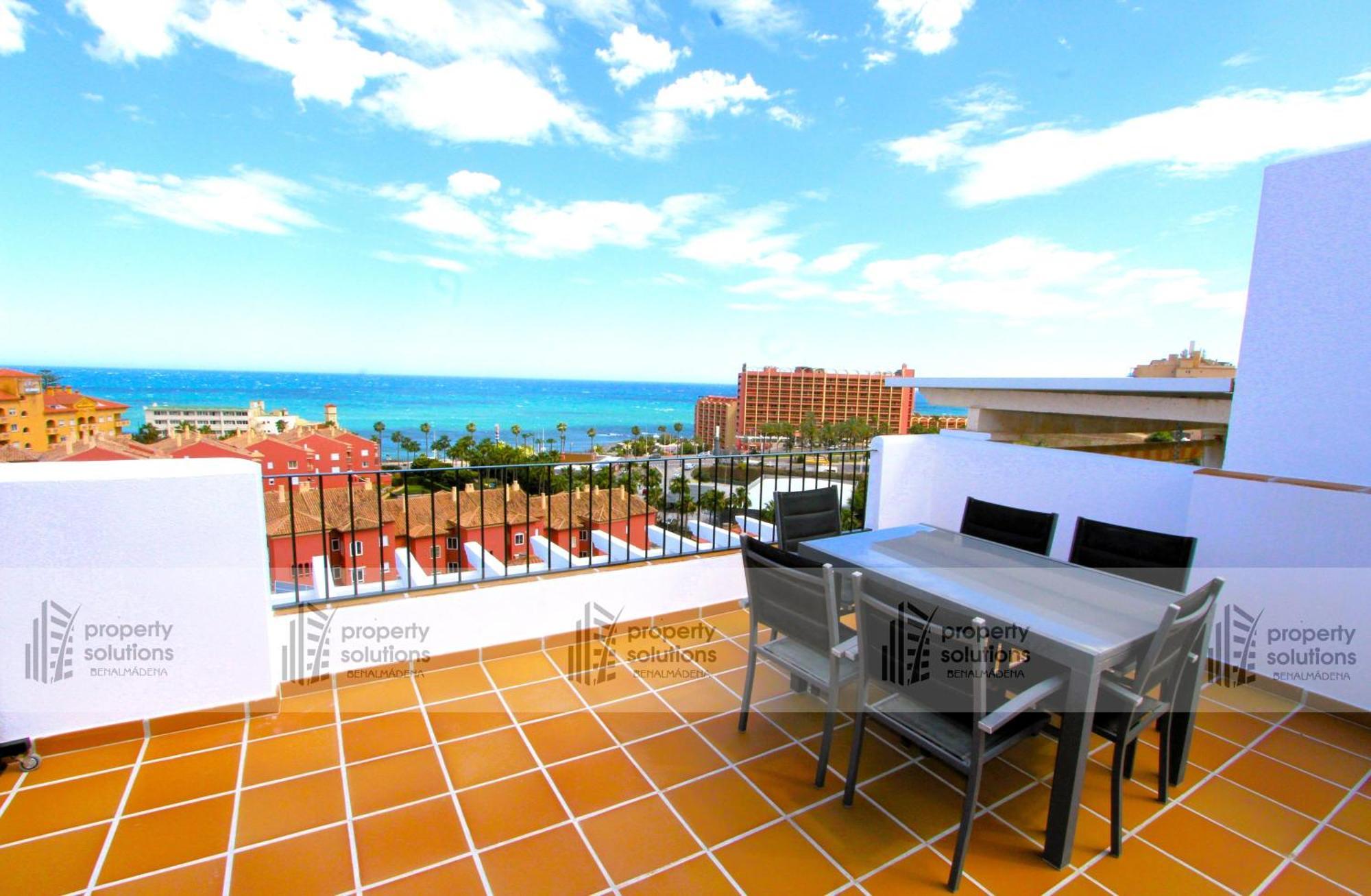 Lomas De Mena, 21 - Atico Con Vistas Al Mar - Piscina Y Barbacoa - Parking Gratis - Excelente Conexion Wifi Apartment Benalmádena Exterior foto